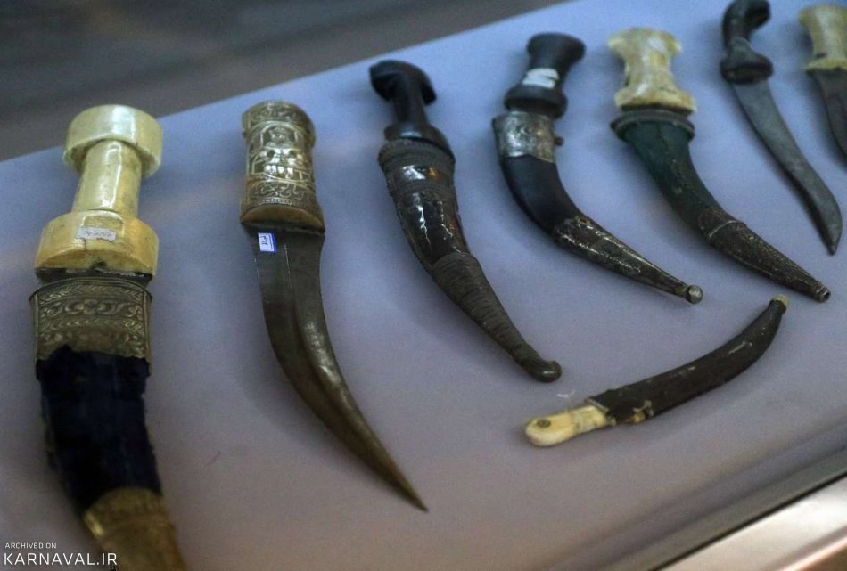 چاقوهای قدیمی موزه ارومیه