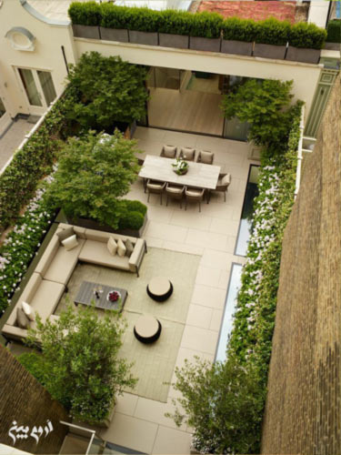 طراحی فضای سبز حیاط خانگی پاسارگاد ارومیه